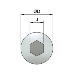 DIN 912 M2.5x6mm (12.9) – Sisekuuskantpolt | POLT24