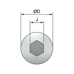 DIN 912 M2x16mm A2-70 Stainless Steel Screw | POLT24